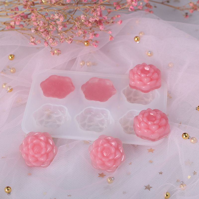 6 x Rose Flower Chocolate Silicone Mould Mold Homemade DIY Baking Tools Crafts