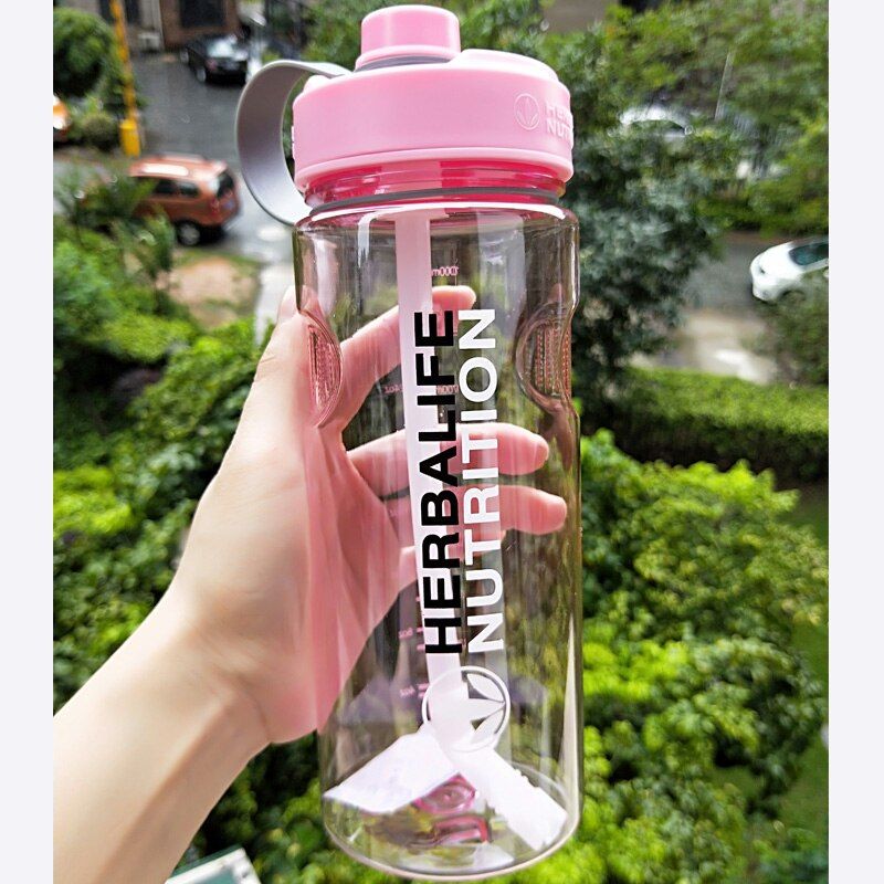 BPA Free Water Bottle 1 Litre Portable Bottle For Drink High Capacity Sports Outdoor Water Bottle With Straw