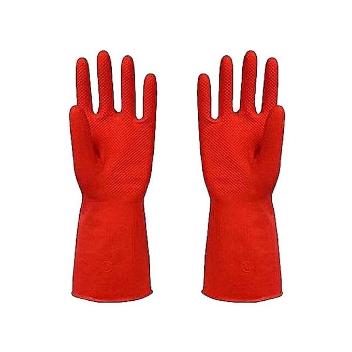 Half Hand Kitchen Gloves - Red - Kitchen Accessories