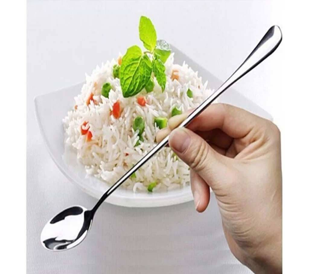 Stainless Steel Long Handle Ice Cream Dessert Spoon