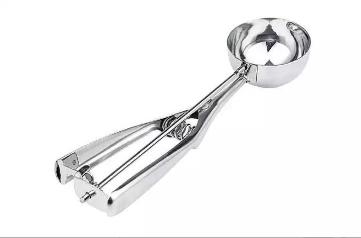 Stainless steel ice cream scoop