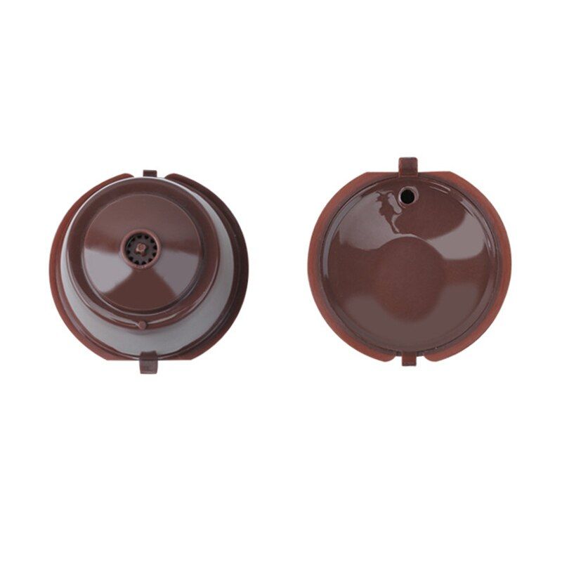 2PCS Refillable Coffee Capsule Reu Coffee Filter Cup Compatible with Dolce Gusto Brewers Cafe Accessories Tool