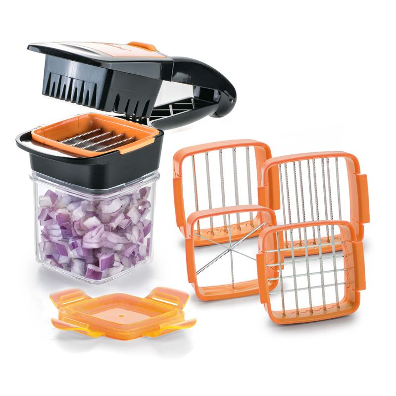 MULTI 5 IN 1 FRUIT VEGETABLE CUTTER NICER DICER