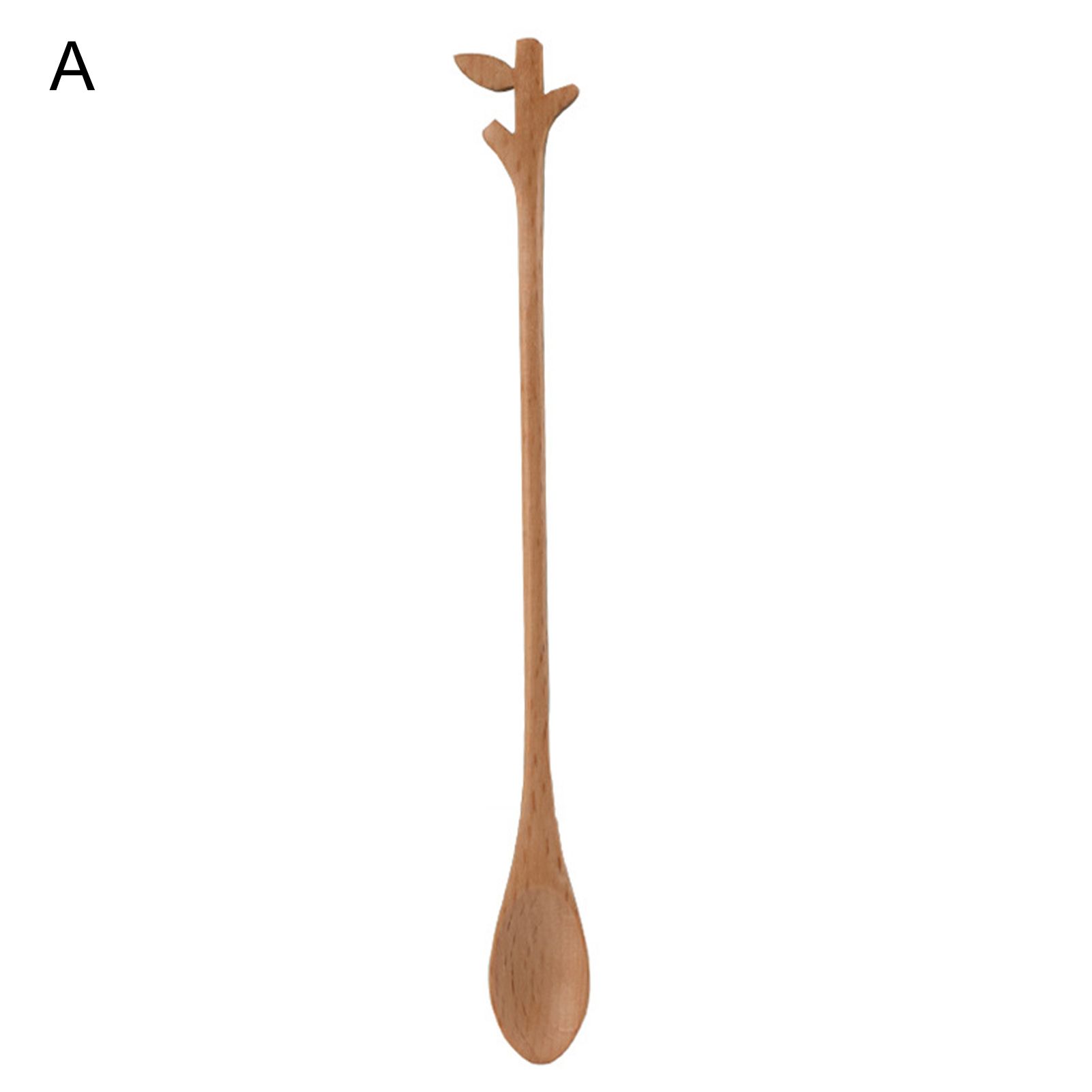 Mixing Spoon Multi-purpose Handmade Wooden Ladle Spoon Mini Gadget