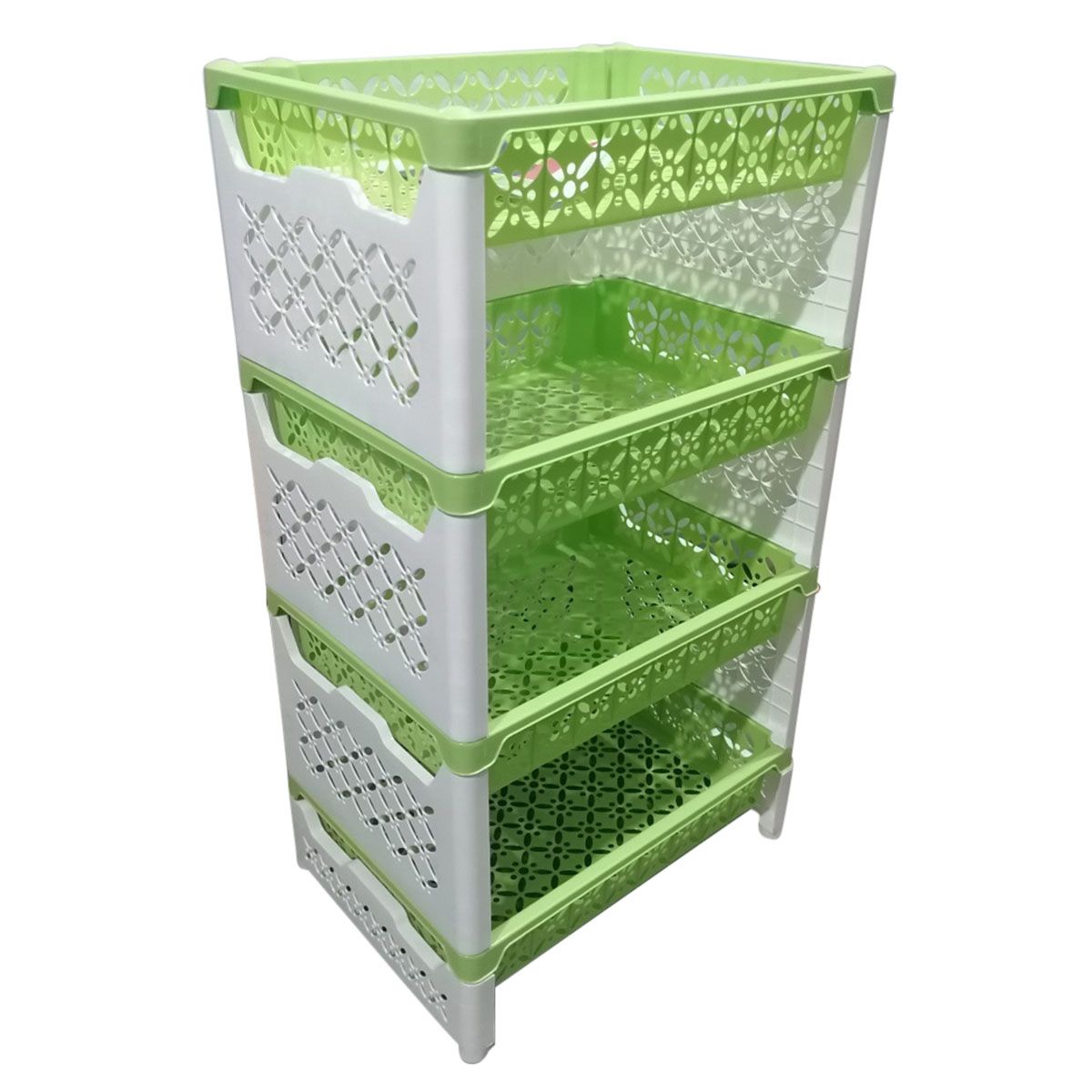 Fitfat Rack- 3 Side Cover Rack -Akij Plastic - 4 Step