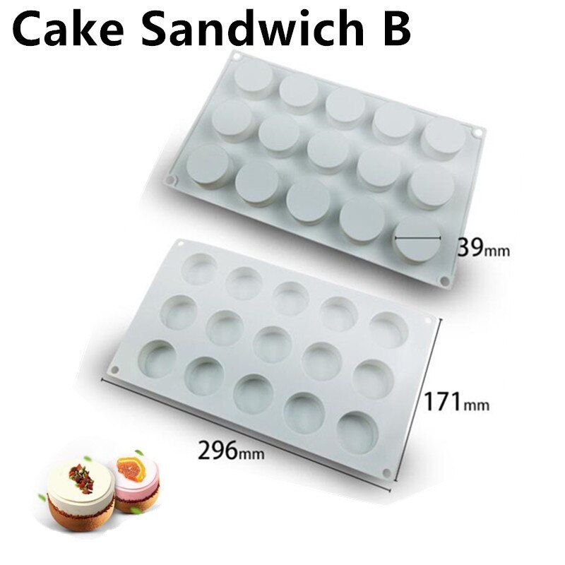 SHENHONG Cold Summer Fruit Cake Mold For Baking French Dessert Art Mousse Silicone 3D Baking Mould Pastry For Home party Wedding
