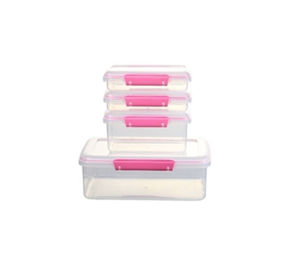 Aqua Food Lock Container Rtg 4 Pcs