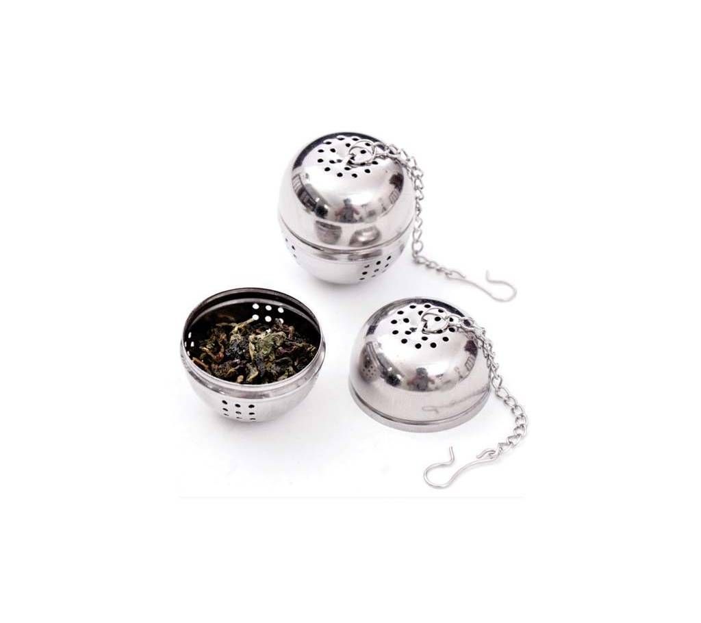 Stainless steel tea ball - silver