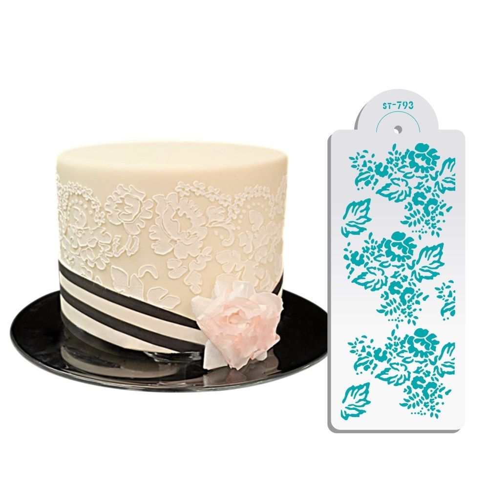 Sugarcraft Chantilly Lace Leaf Cake Lace Stencil Cake Decorating Tools Cake Mold Wedding Cake Decoration Fondant Template