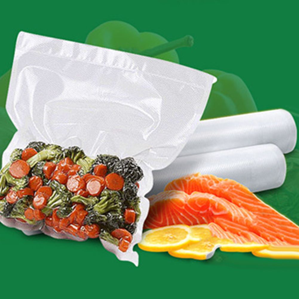 Transparent Vacuum Sealer Food Fruit Vegetable Fresh Keeping Bag Roll Pouch