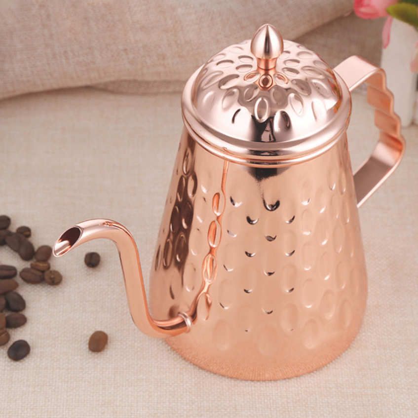 Wave Point Stainless Steel Coffee Drip Pot Pouring Kettle Long Mouth Hand Punch Pots