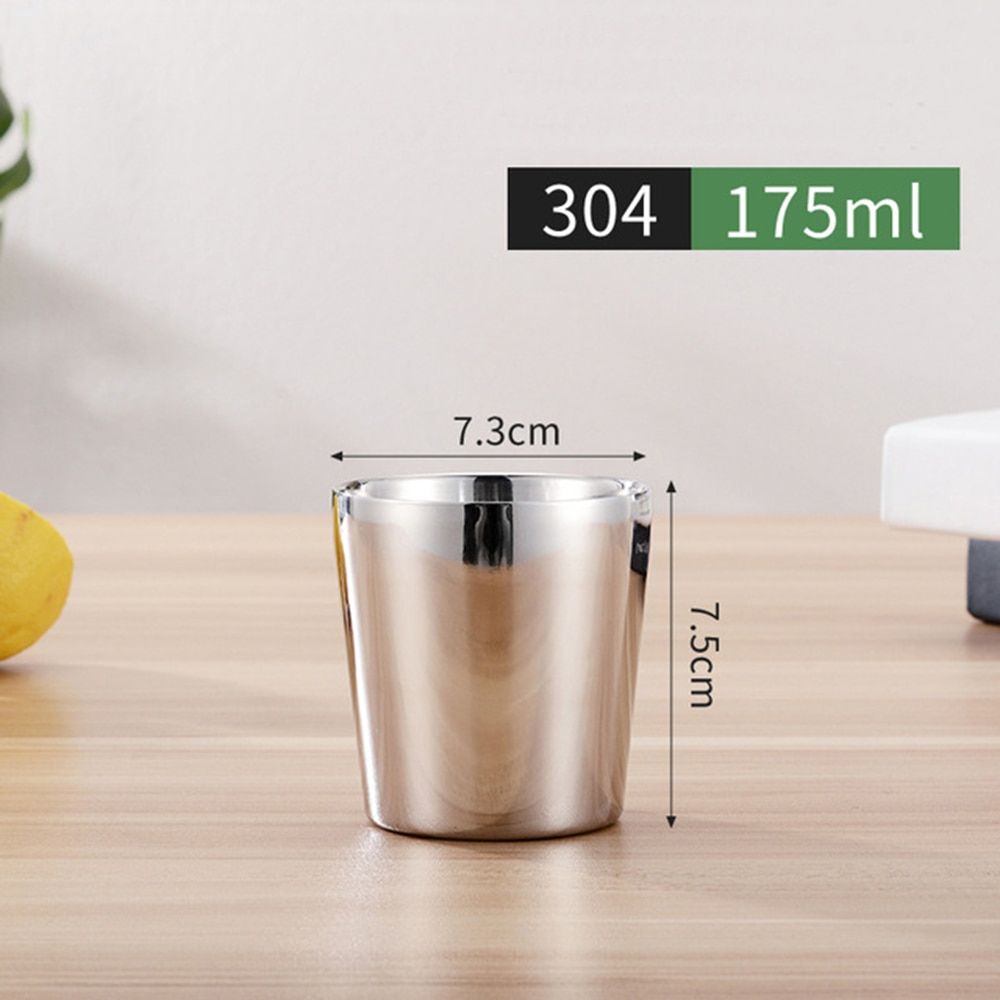 175/300/480ML Espresso Mugs Double Wall Stainless Steel Espresso Cups Set,Insulated Coffee Mugs Last For Years Easy Clean