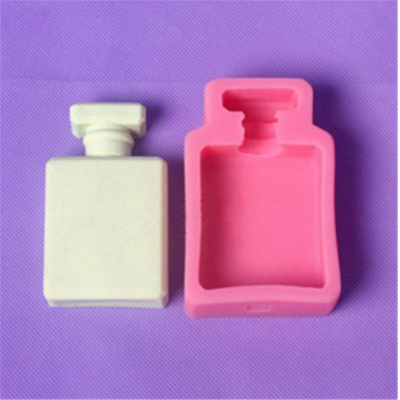 Cosmetics Perfume Shape Homemade Jelly Cookie Molds Chocolate Cake Fondant Sugarcraft Silicone Mould Bakeware DIY 3D Pastry Tool