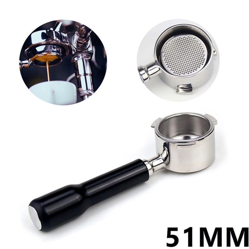 51MM Coffee Bottomless Portafilter for Delonghi EC680/EC685 Filter Replacet Filter Basket Coffee Accessories