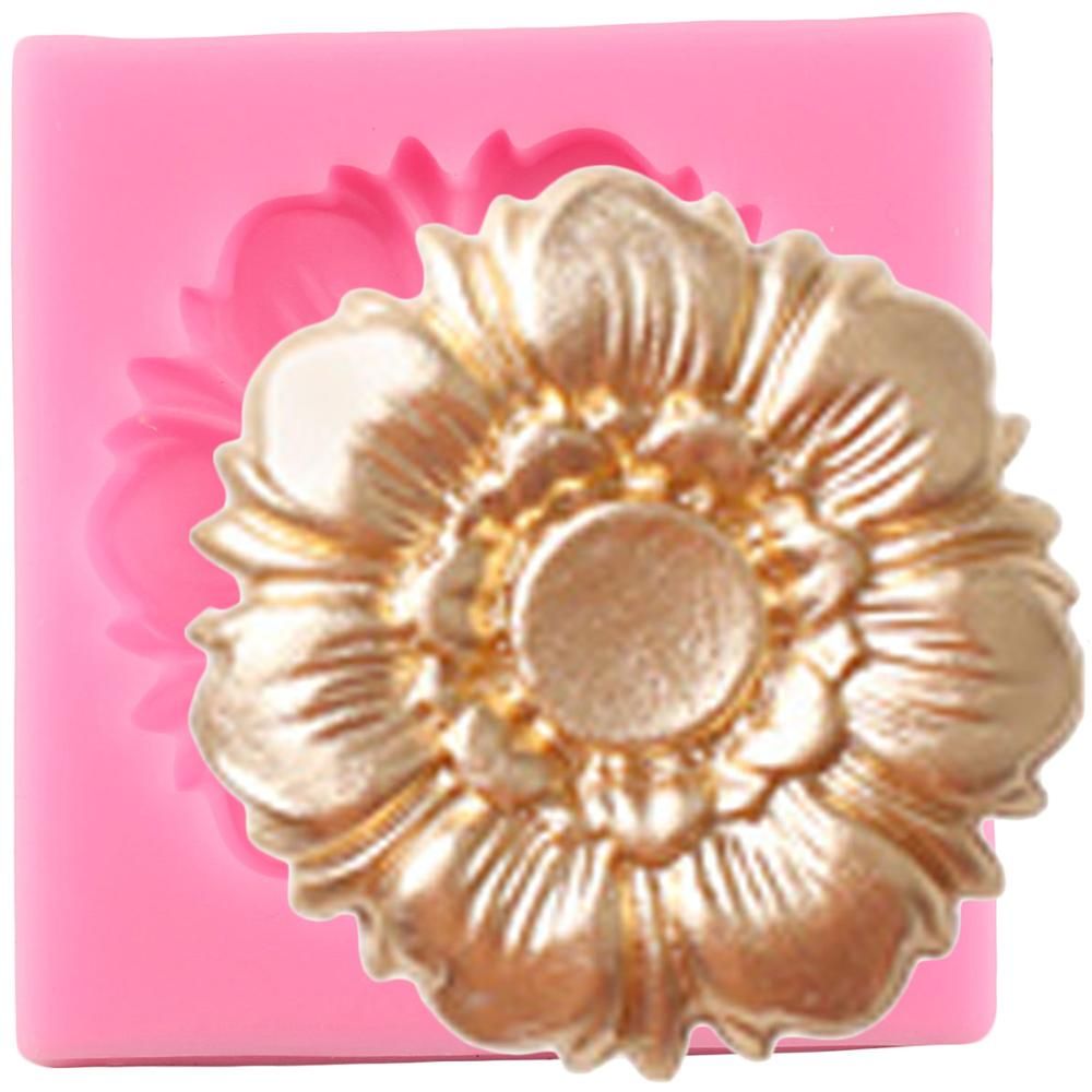 Gerbera Flower Silicone Molds DIY Cupcake Topper Fondant Mold Wedding Cake Decorating Tools Candy Clay Chocolate Gumpaste Moulds