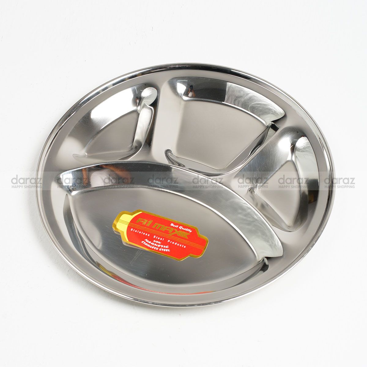 Stainless Steel Divided Plate 1 Piece