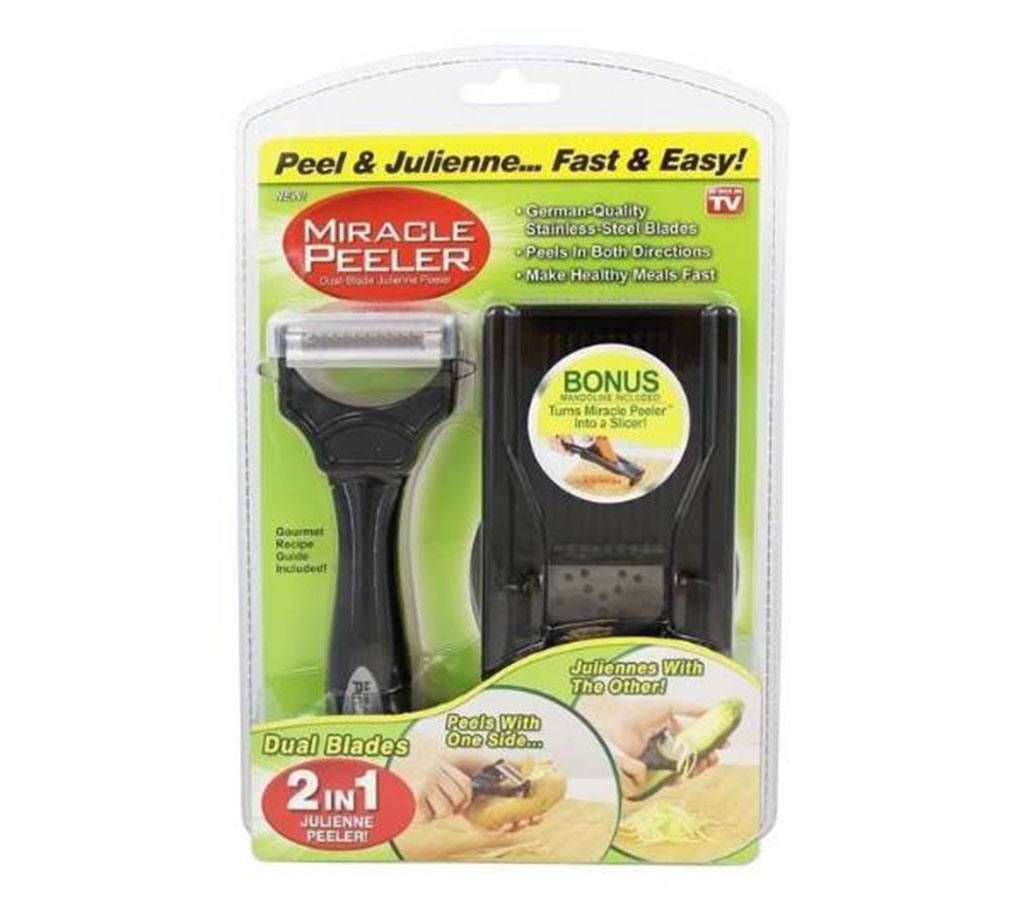 Miracle Peeler 2 in 1 Julienne Peeler