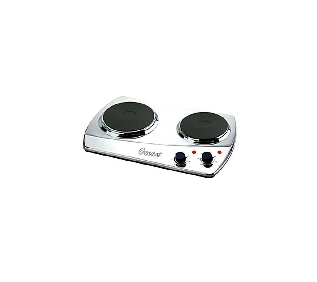 OCEAN Hot Plate Double Hot Plate - OHP2001DC - Silver