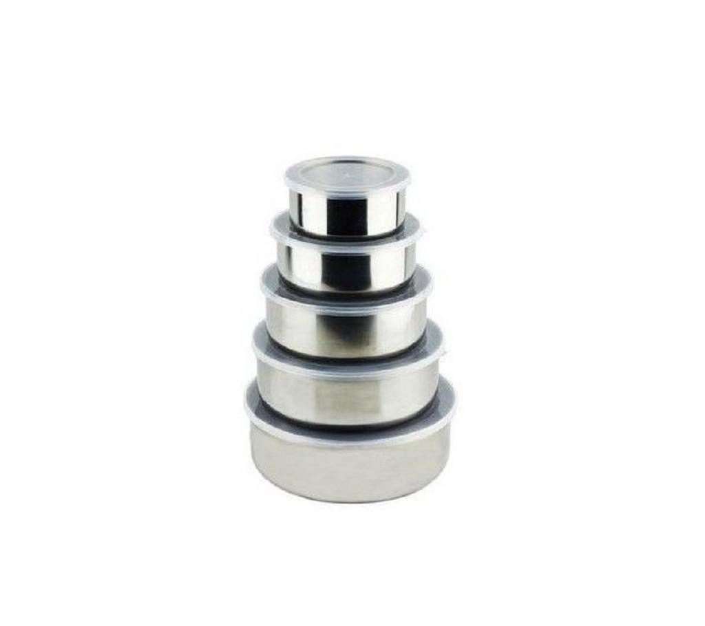 5 Pcs Multifunctional Stainless Steel Protect Fresh Box