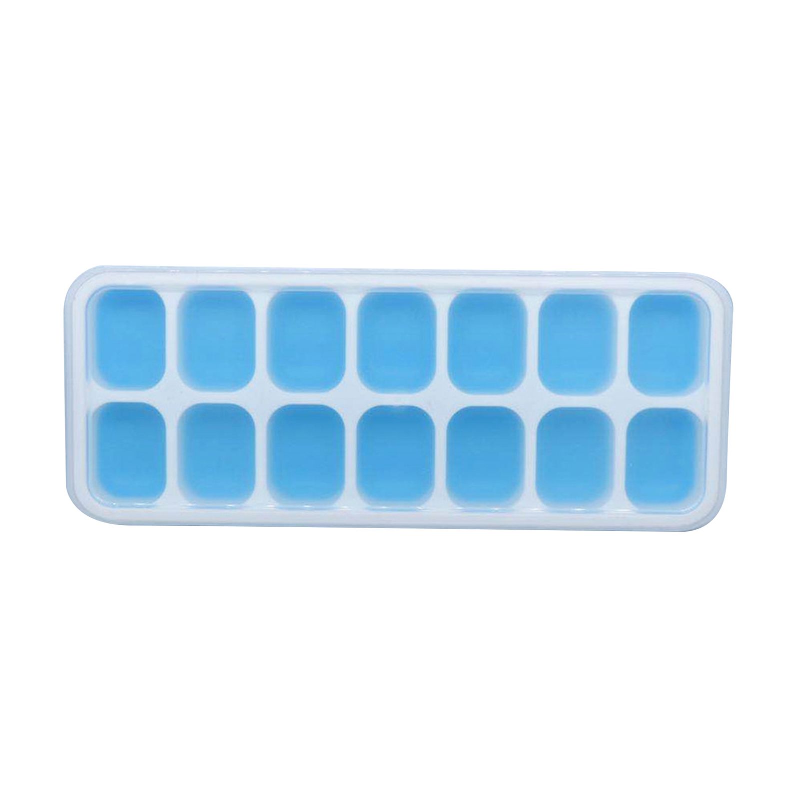 Flexible Ice Mold Separated Division Silicone DIY 14 Cavities Ice Cube Tray for Refrigerator