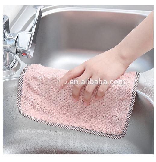 Microfiber Antibacterial Kitchen Dishcloth - 1 Pcs