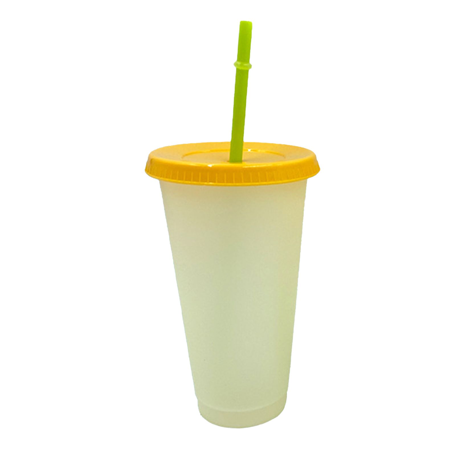 700ml Water Cup Eco-friendly Leakproof PP Color Changing Straw Cup Supplies for Dorm