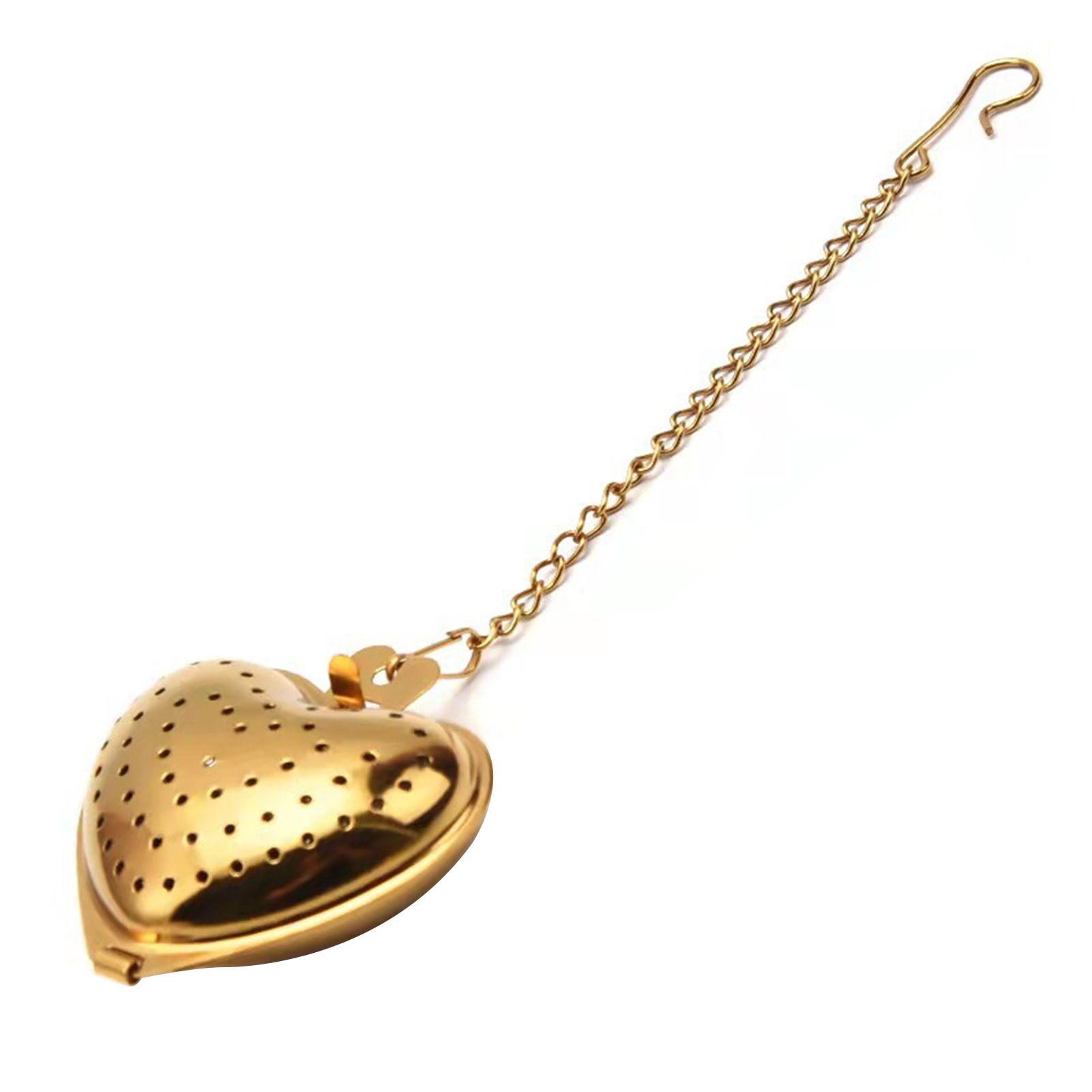 Tea Strainer Heart Shape Bright Color Herbal Strainer