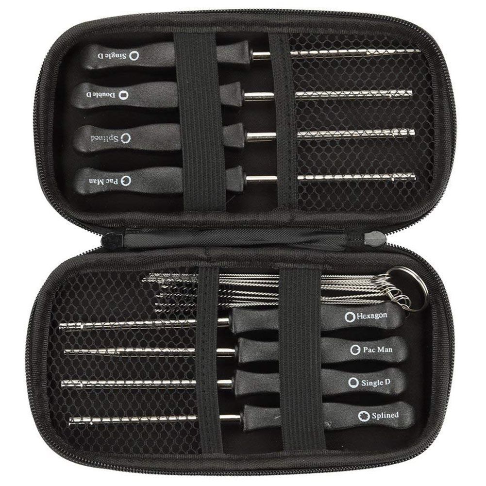 (Pack of 8) Carburetor Adjustment Tool Screwdriver + Carburetor Cleaning Kit + Carrying Case for Common 2 Cycle Small Engine STIHL Poulan Husqvarna