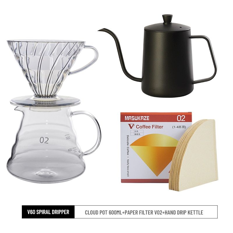 V60 Hand Punch Coffee Cup Resin V60 Drip Coffee Funnel Portable Coffee Appliance Hand Punch Coffee Kitchen For Dining
