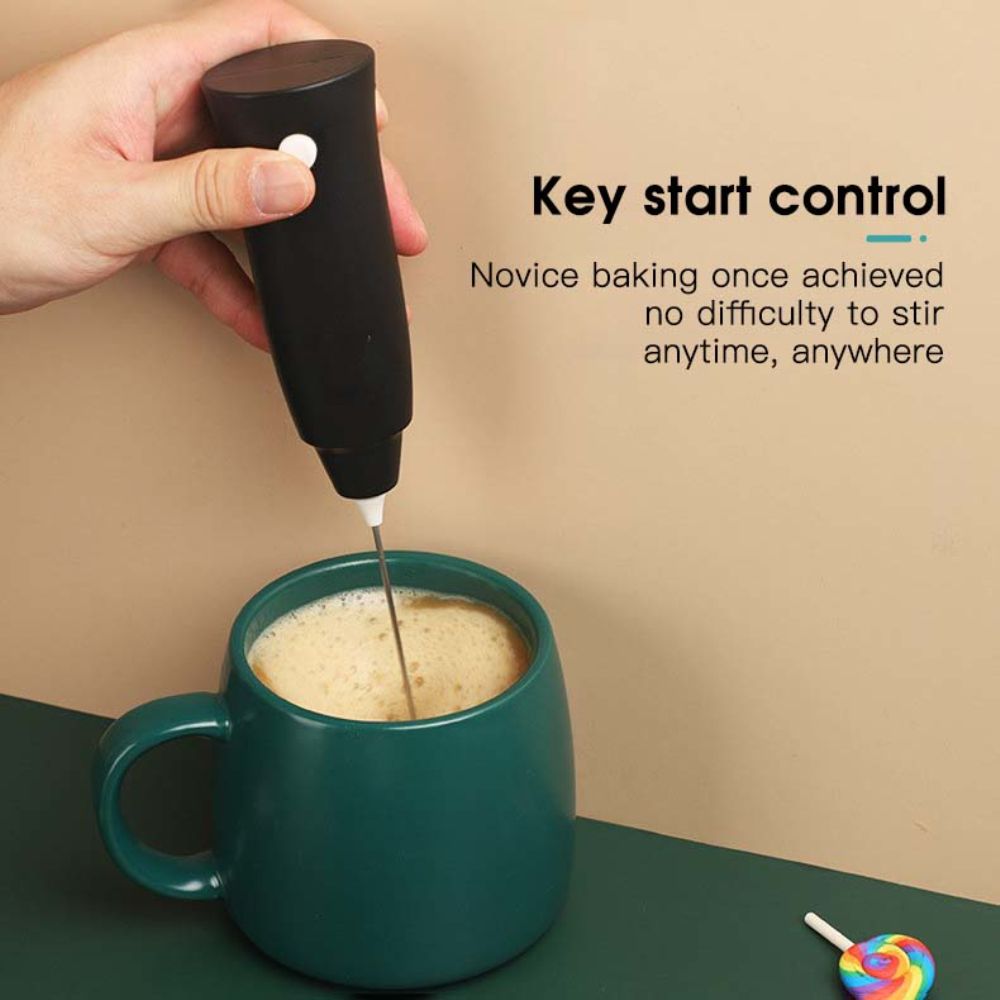 Kitchen Electric Whisk Household Cream Mixer Automatic Milk Tea Milk Whisk Whisk Baking Stirring Mixer Blender Coffee Whisk Professional safety design