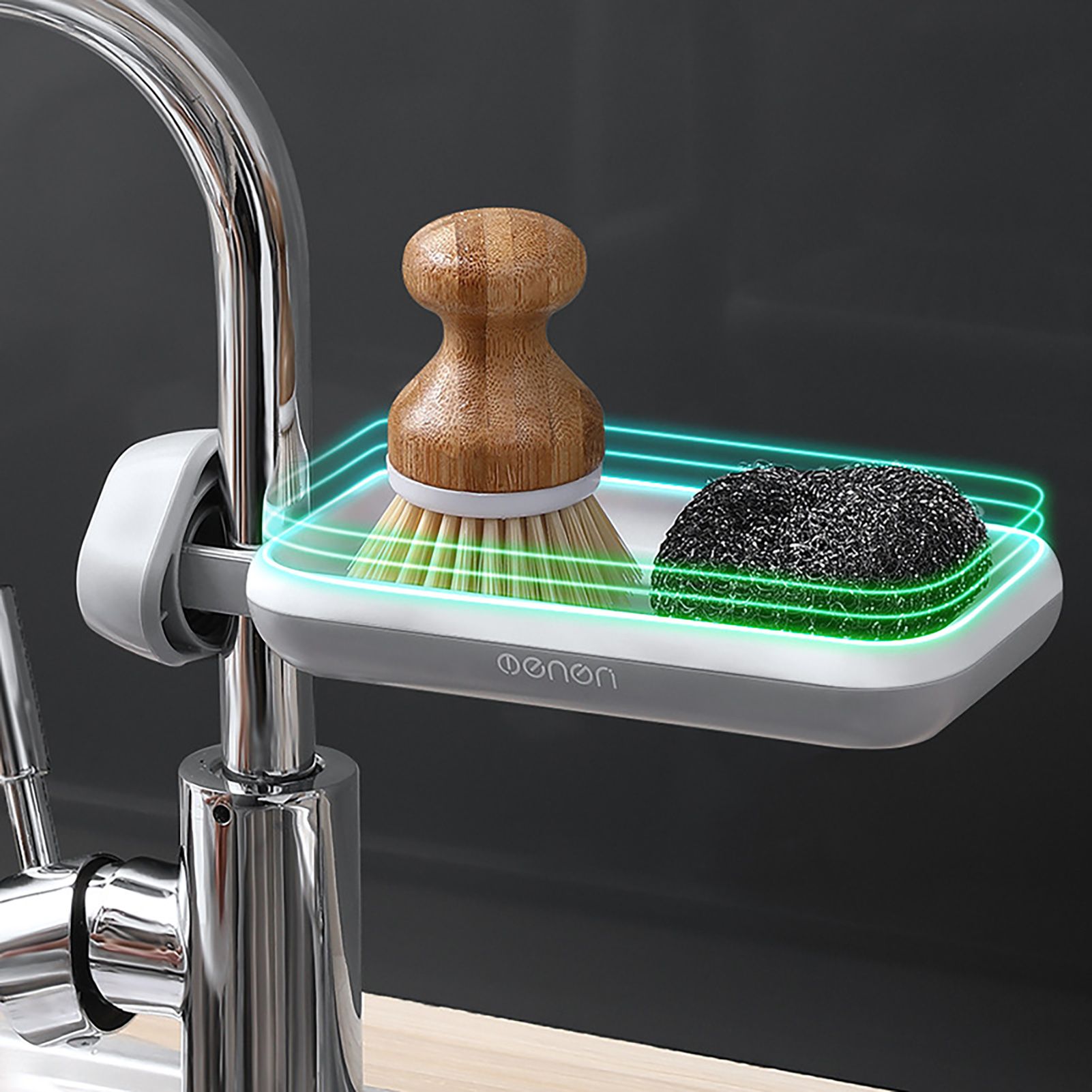 Sponge Holder Perforation-free Installation Household Sink Sponge Rk