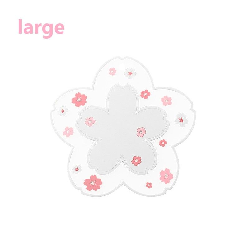 1pc Japanese Sakura Insulation Table Mat Home Office Non-slip Tea Cup Milk Cup Coffee Cup Coaster Fidelity design