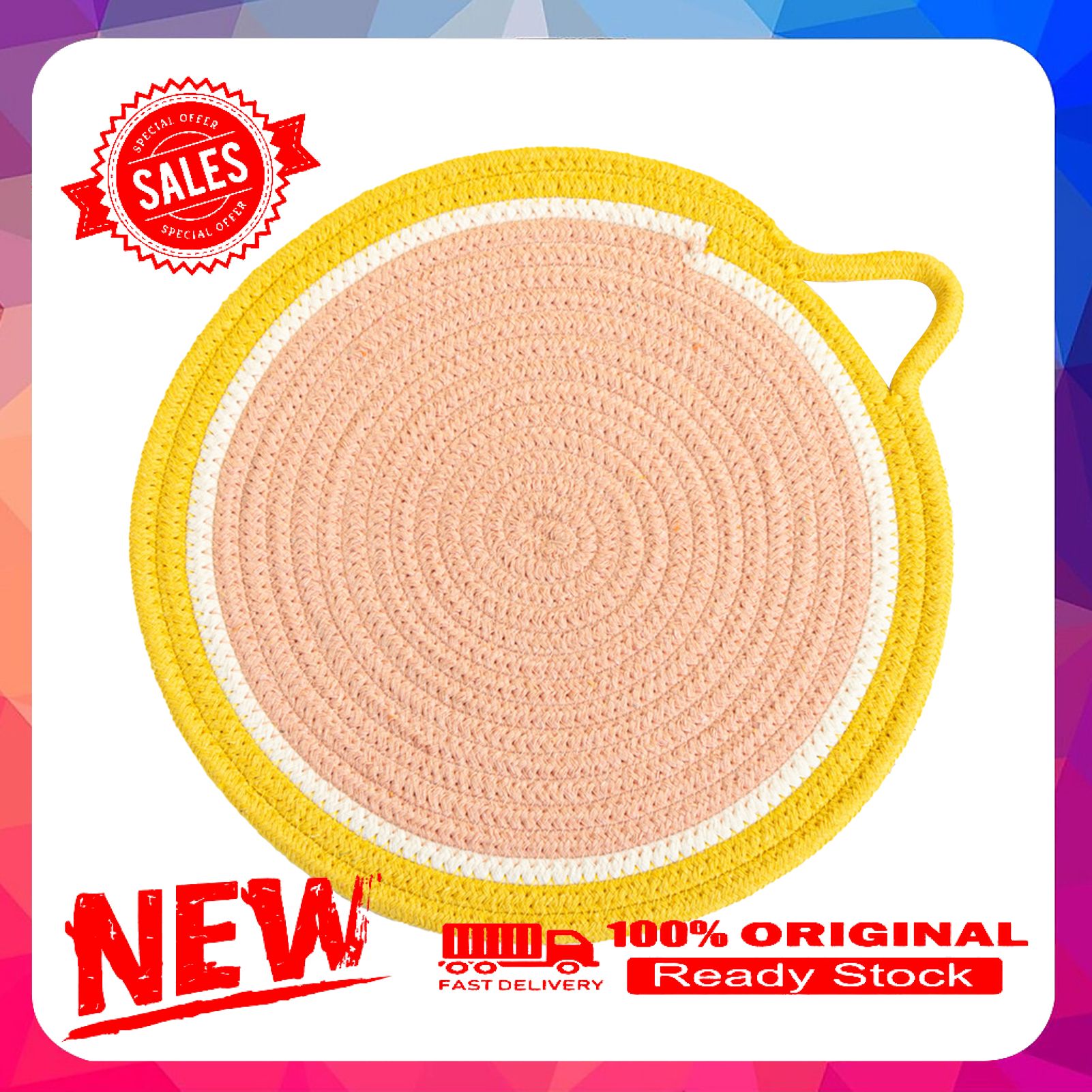 Hot Pot Mat Wear Resistant Reusable Kitchen Supplies Heat Resistant Hot Cookers Insulation Pads for Dining Table