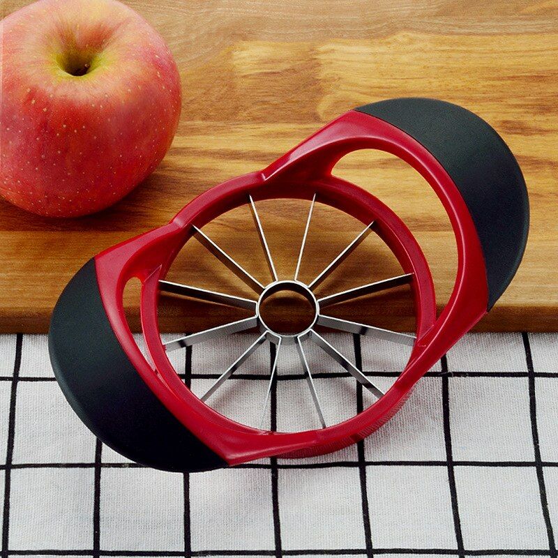Stainless Steel Apple Slicer 12-Blade Large Apple Corer Divider Peeler Cut Fruit Ultra-Sharp Apple Cutter Multi-function Tool-1