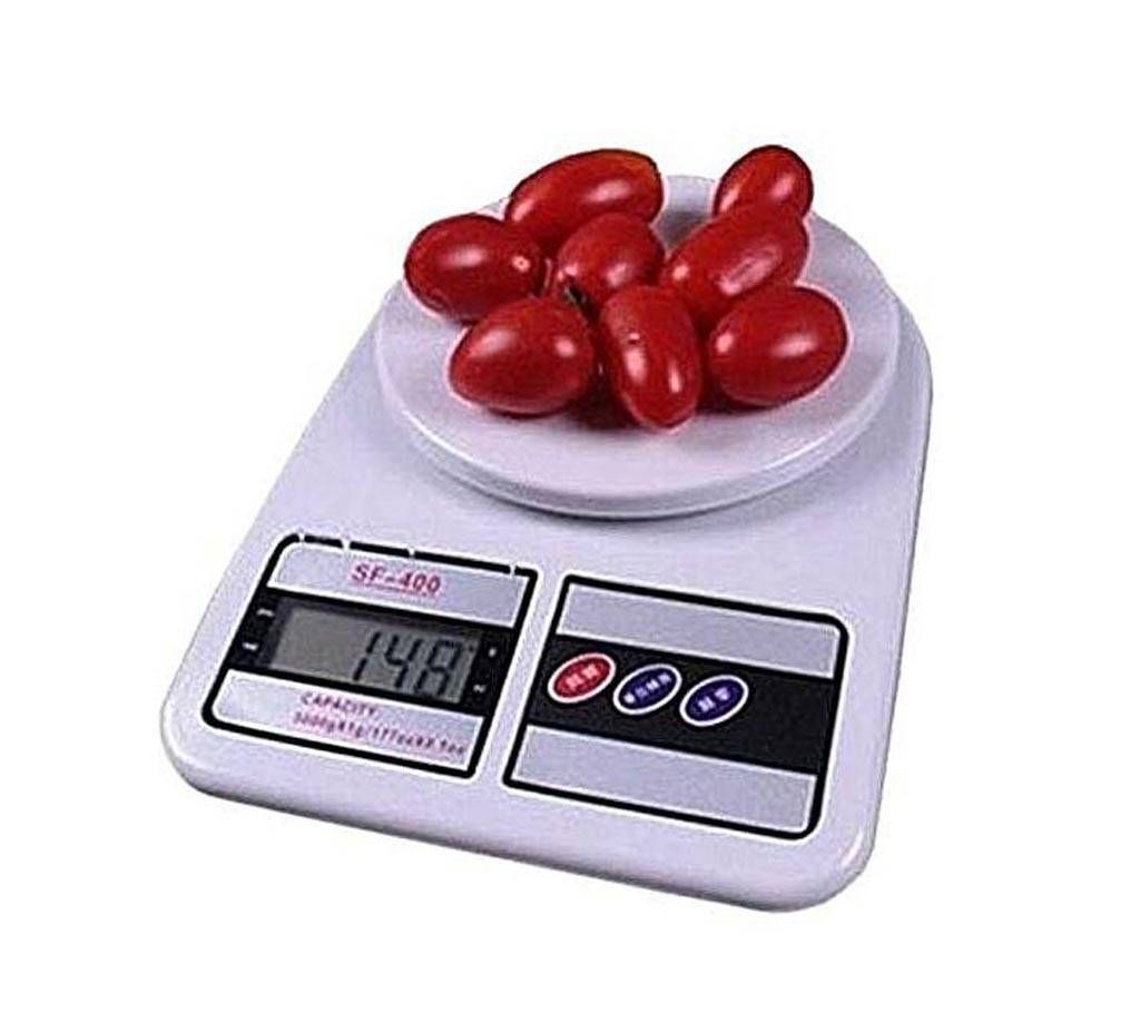 Multifunctional Kitchen Scale 5 KG - White