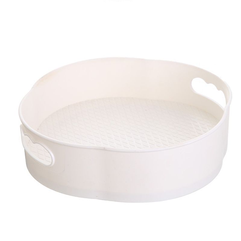 360° Multifunctional Rotating Shelf Kitchen Spice Bottle Storage Box Non-Slip Fruit Tray Storage Box