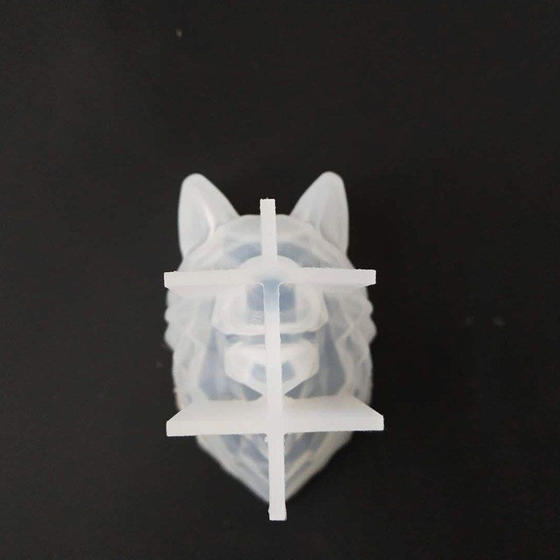 3D silicone mold diy geometry stereo Lion wolf Orangutan mold animal mold decoration ornament mold cake tool