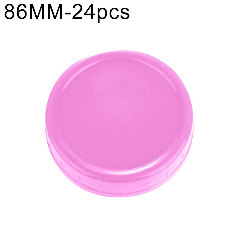 24Pcs Standard Plastic Airlock Leak-proof Lids Food Storage Covers for Mason Jar