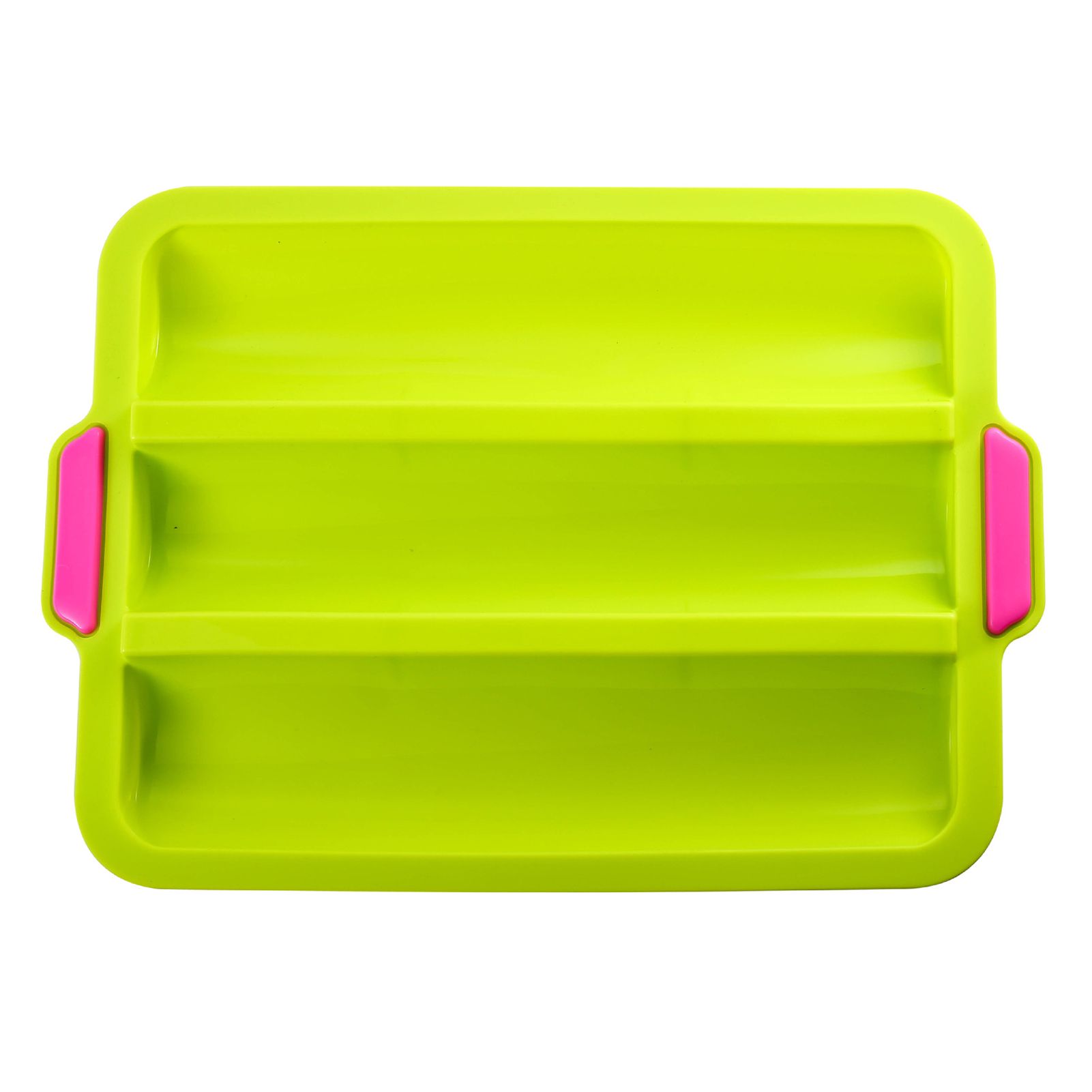 3 Grids Baguette Baking Tray Food Grade Silicone Easy to Clean Anti-scalding Bread Baking Mold for Restaurant