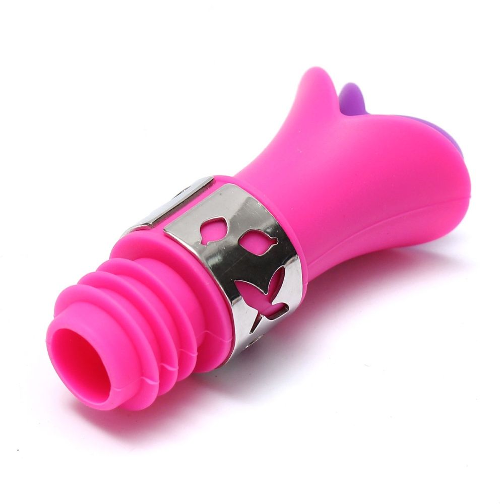 Lily Flower Shaped 2-in-1 Silicone wi`ne Pourer and Bottle Stopper Set Reusable Pink
