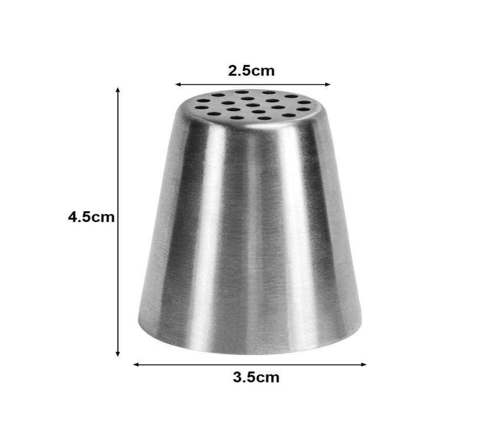 VOGVIGO New DIY Pastry Nozzles Stainless Steel Cream Decoration Mouth 20 Small Round Hole Russian Decoration Tool Baking Gadget