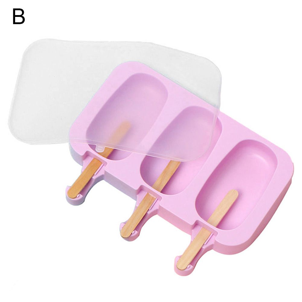2/3 Grids Silicone Cartoon Rabbit Paw Ice Cream Mold Frozen Tray Baking Tool