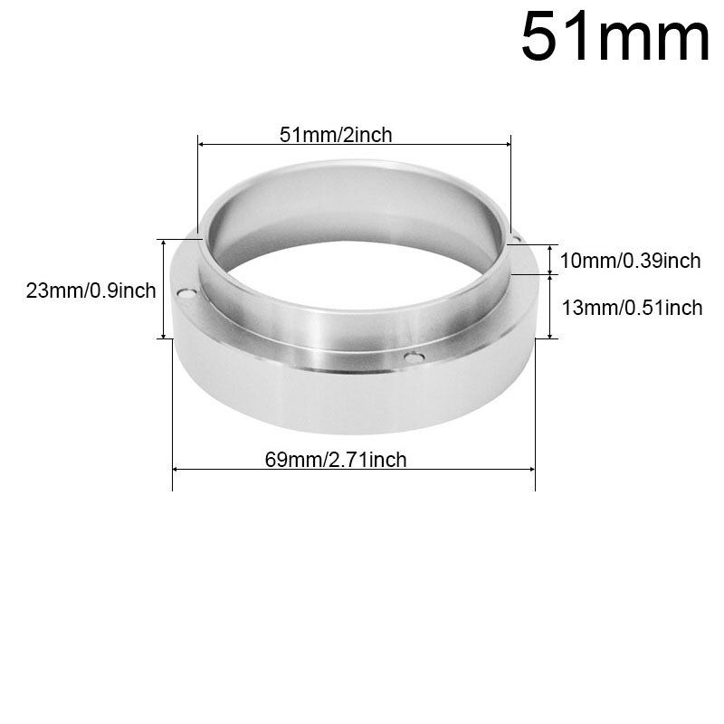 51 53 58MM Solid Wood Handle Coffee Needle Distributor Coffee Tamper Leveler Tool Powder Dispenser