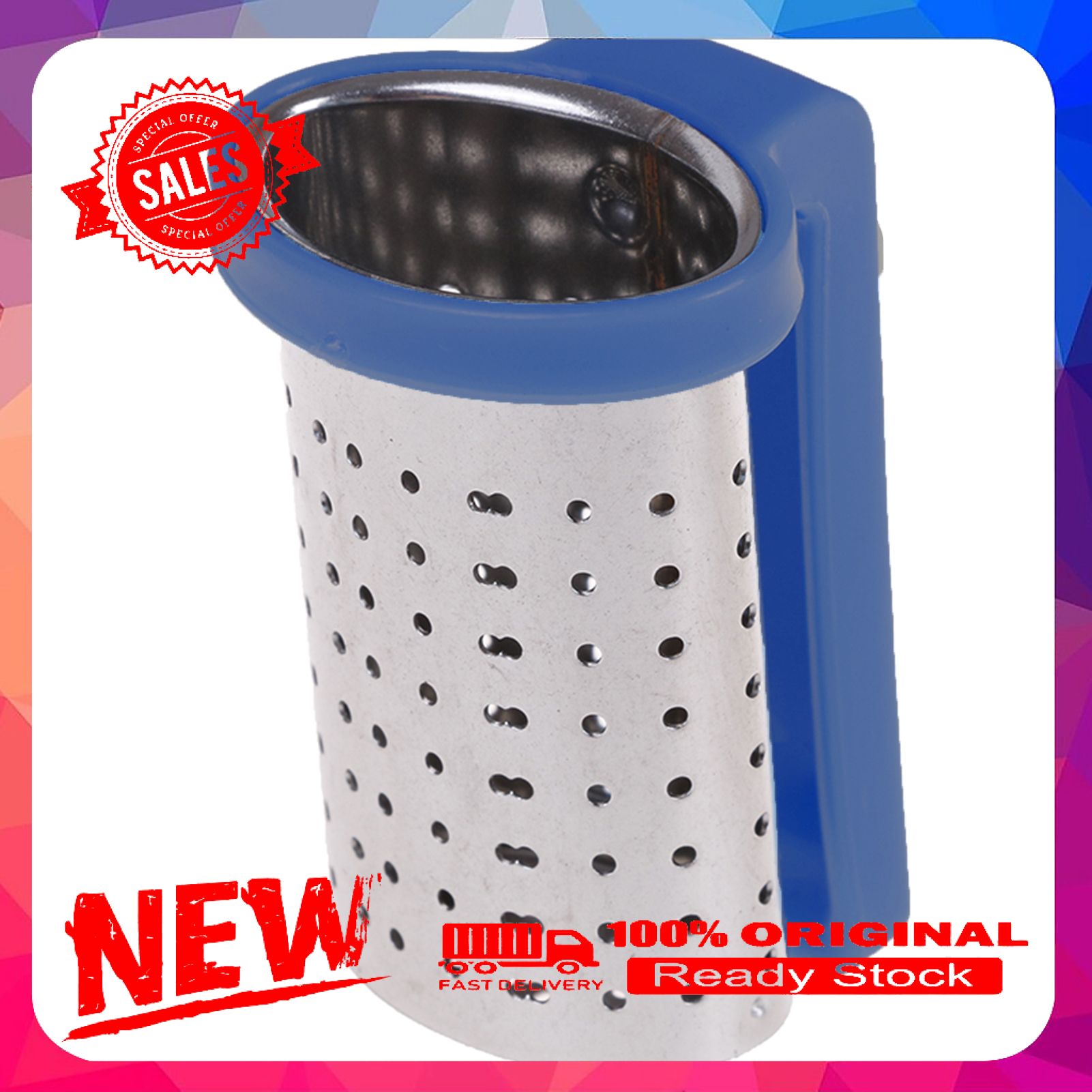 Tea Infusers Fine Mesh Separate Design Stainless Steel Loose Leaf Tea Snap Tea Strainer for Kitchen