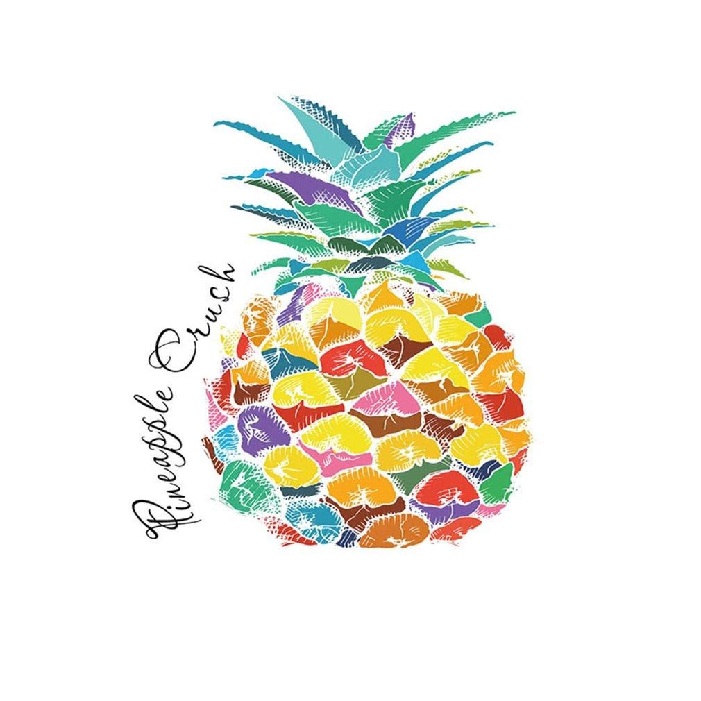 Pretty Pineapple Waterproof Polyester Colorful Printing Tablecloth 137*183