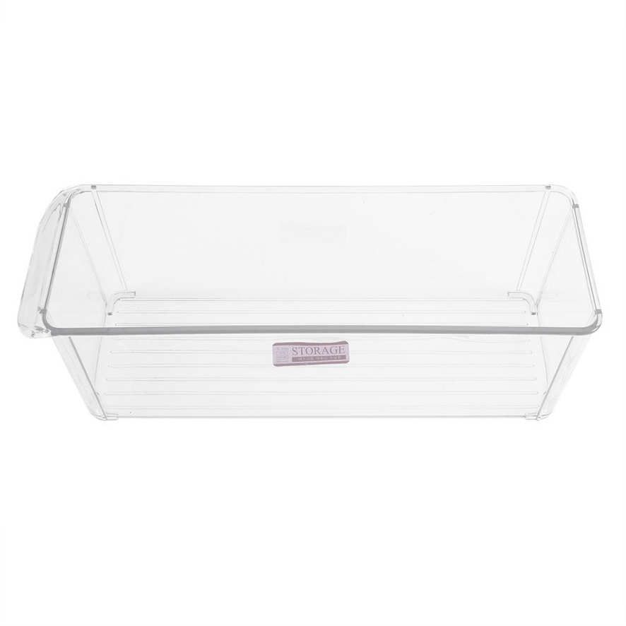 kitchen fridge storage box slide plastic freezer cold space saving rack