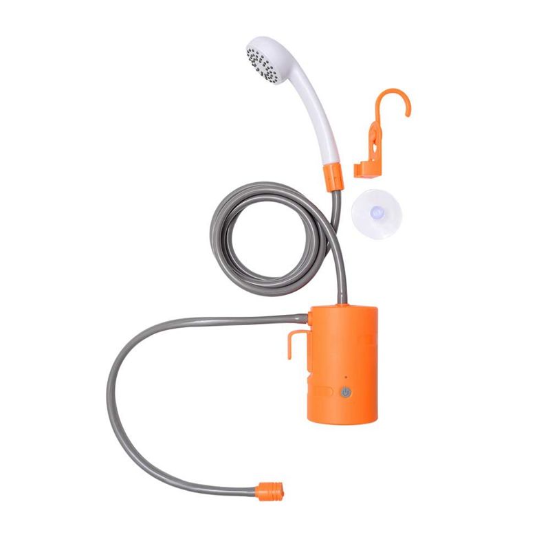 Portable Outdoor Shower Waterproof Camping Shower Usb Rechargeable ed Shower Pump for Family Hiking Backpacking Travel Beach Pet