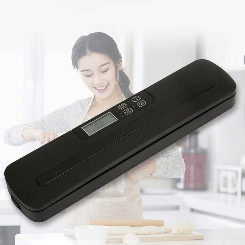 110-240V Kitchen Vacuum Food Sealer Automatic Commercial Household Food Vacuum Sealer Include 10Pcs Bags Packaging Machine