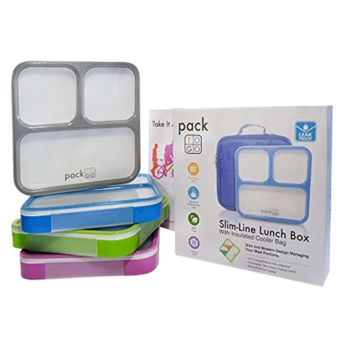 Lunch Box Leakage Proof( Blue & Pink)