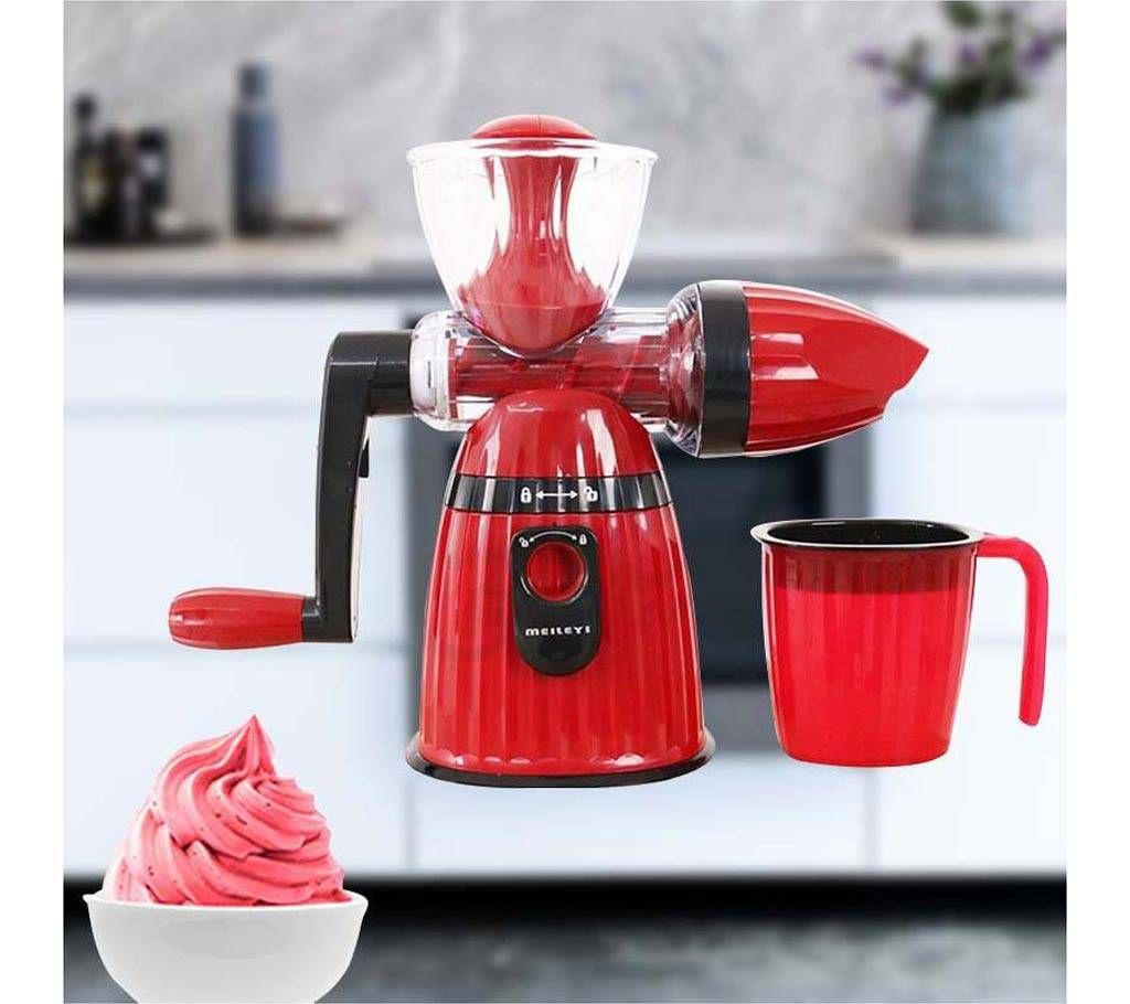 Milani 2 In 1 Juicer & Ice cream Maker - Red